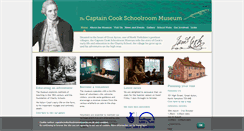 Desktop Screenshot of captaincookschoolroommuseum.co.uk