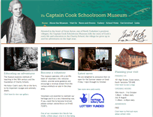 Tablet Screenshot of captaincookschoolroommuseum.co.uk